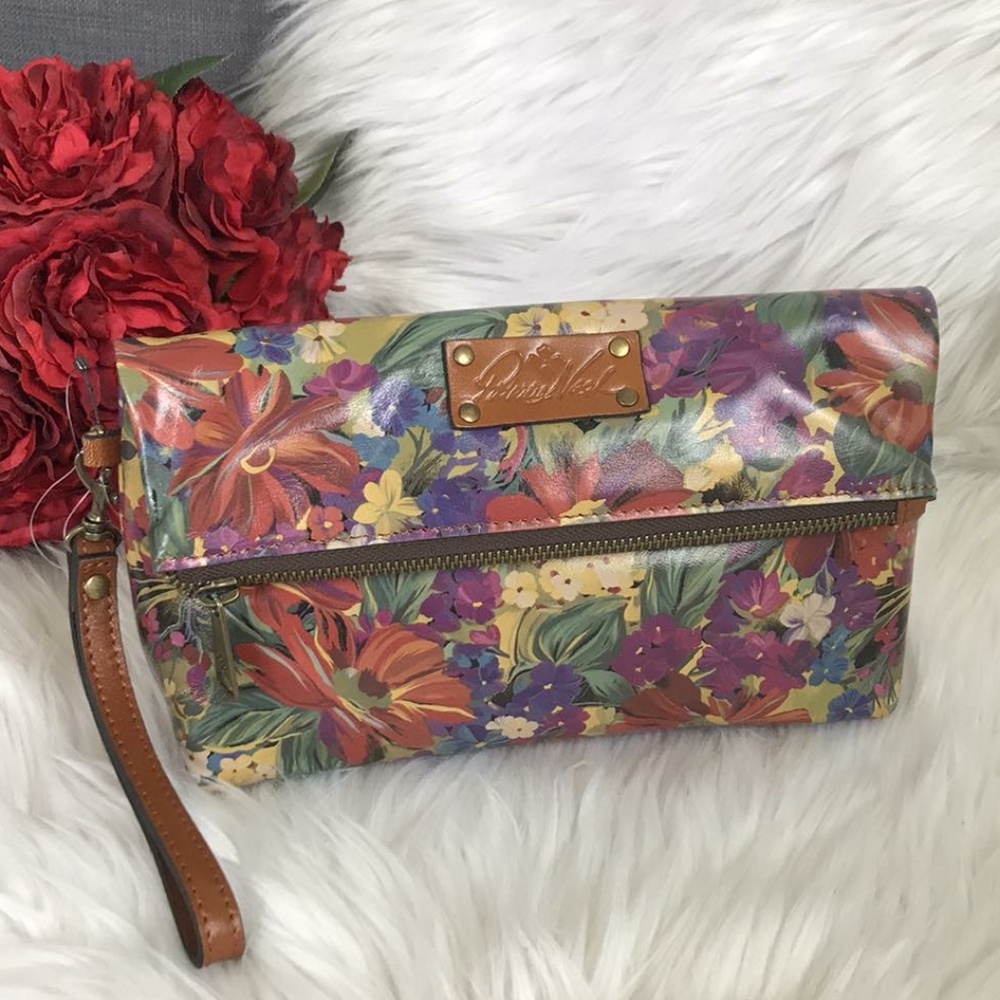 NWT PATRICIA NASH VALERIE FOLDED MAKEUP BAG POUCH